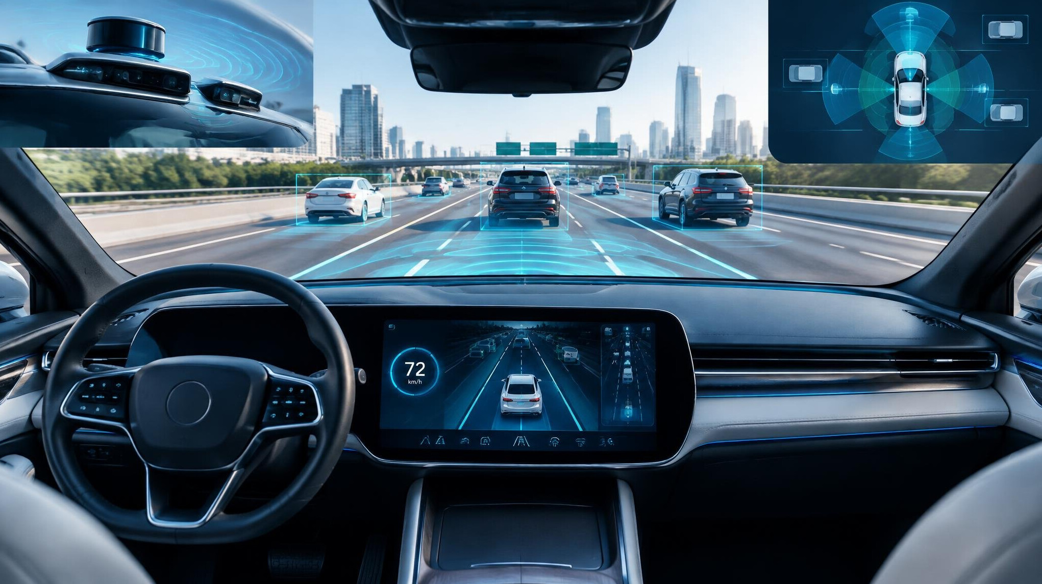 self driving car interior
