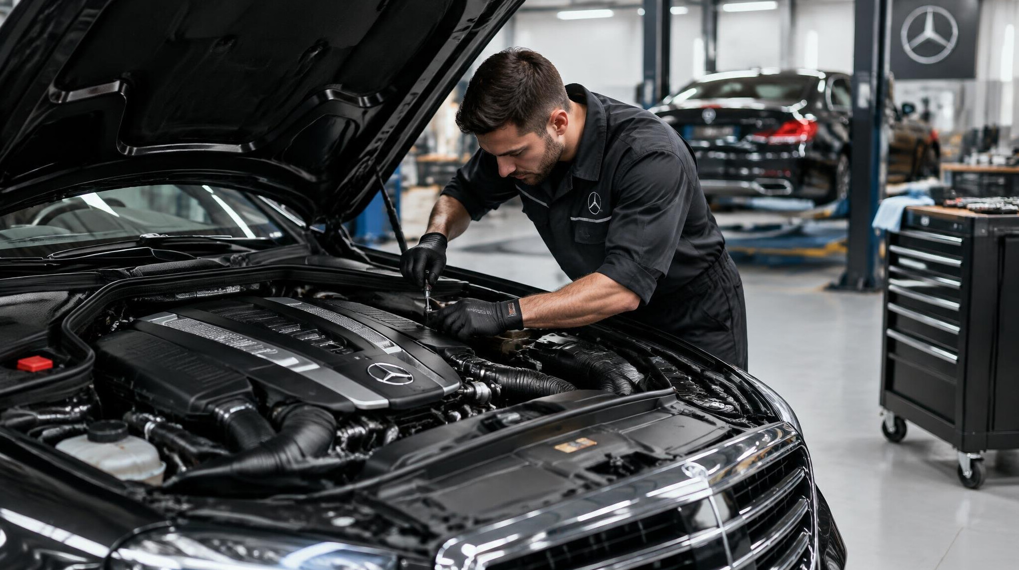 luxury car engine